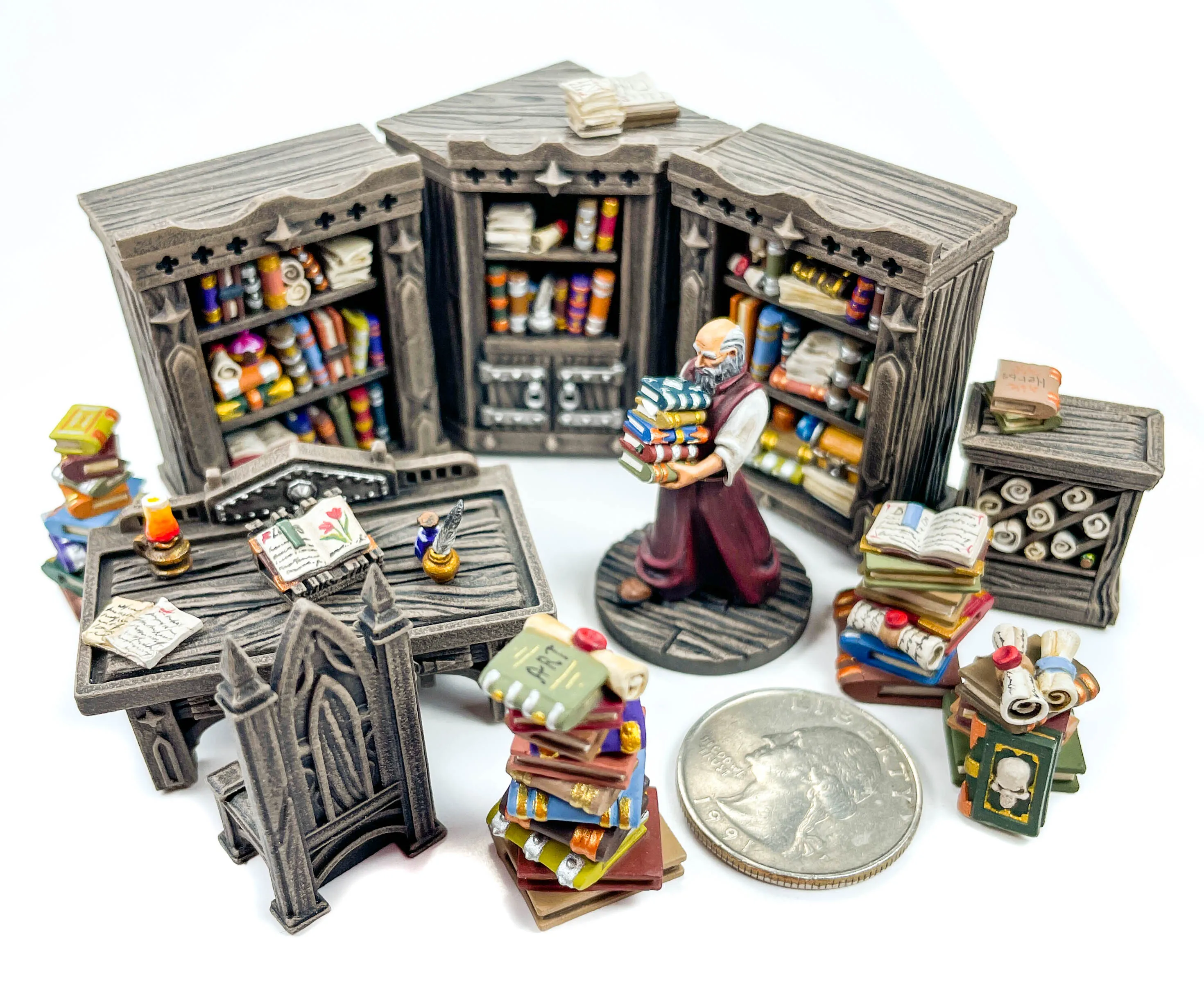 Bibliothecaris Leeshoek miniaturen