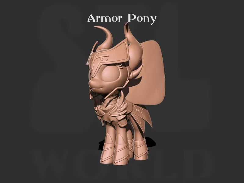 My Little Pony - Armor Pony 3d print model