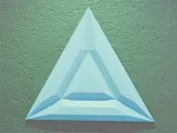 3d wall panel decor "triangles"-6