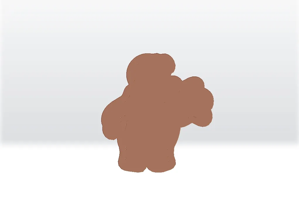 Doey the doughman Cookie cutter STL 3D Model Poppy Playtime