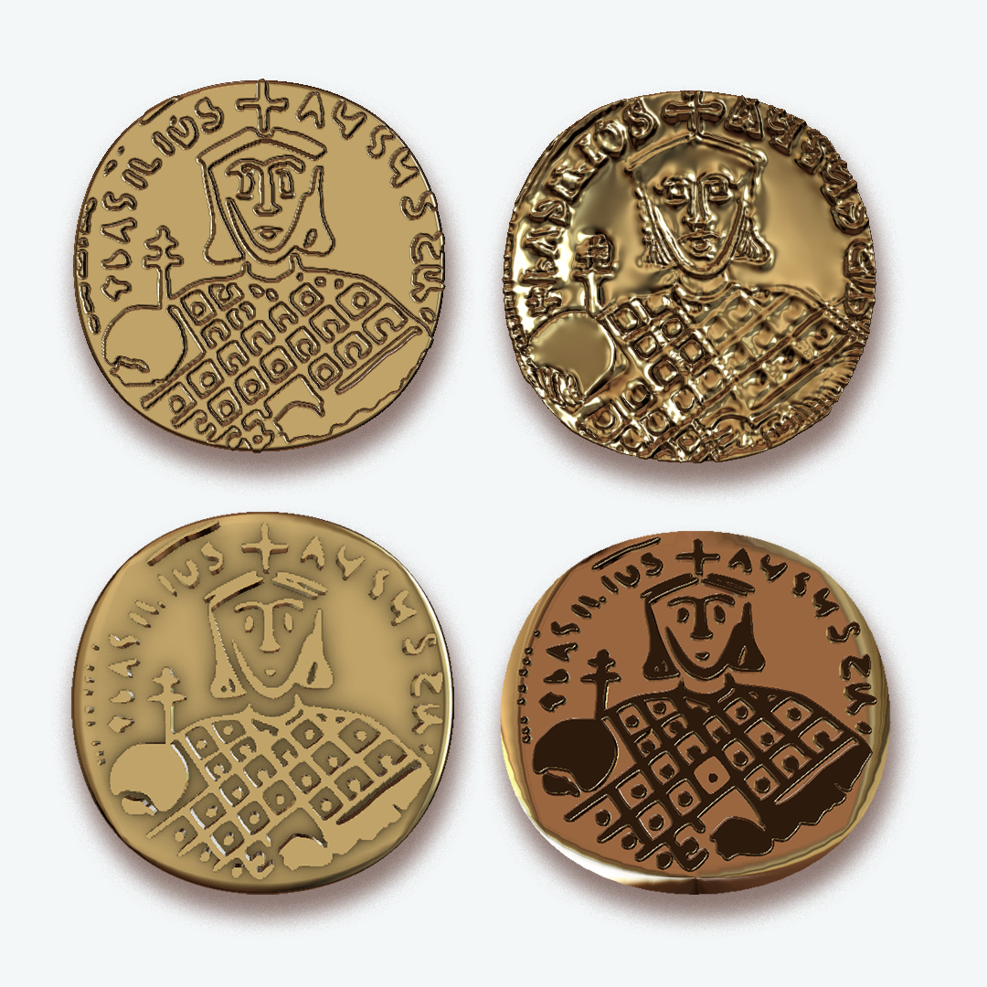 Ancient Bizantine Coins | 3D models download | Creality Cloud