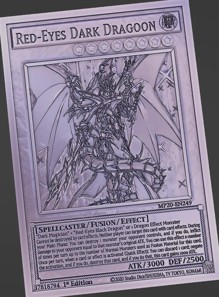 yugioh red eyes fusion cards Yugioh Red-Eyes Fusion LEDU-EN006 Common 1st Edition Near Mint main image 1
