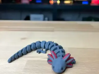 Articulated Dragon 005 - Crystallized - Print in place - STL