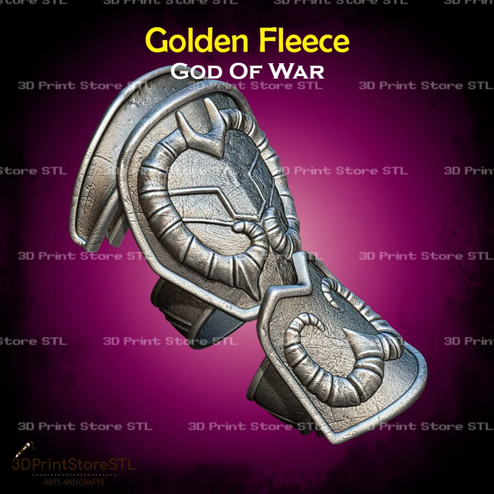 Golden Fleece Cosplay God of War - STL File