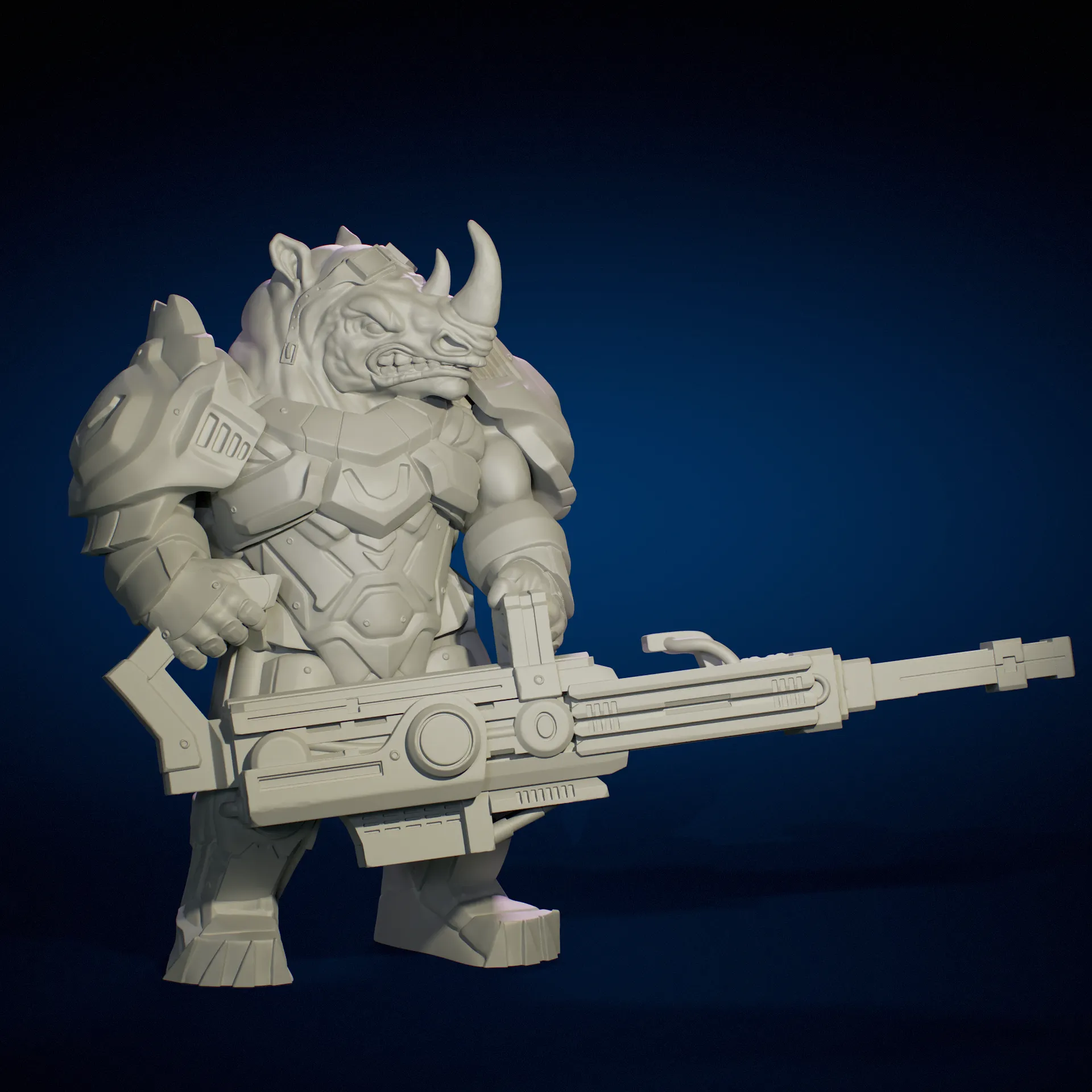 Rhino from Future Animals squad | 3D models download | Creality Cloud