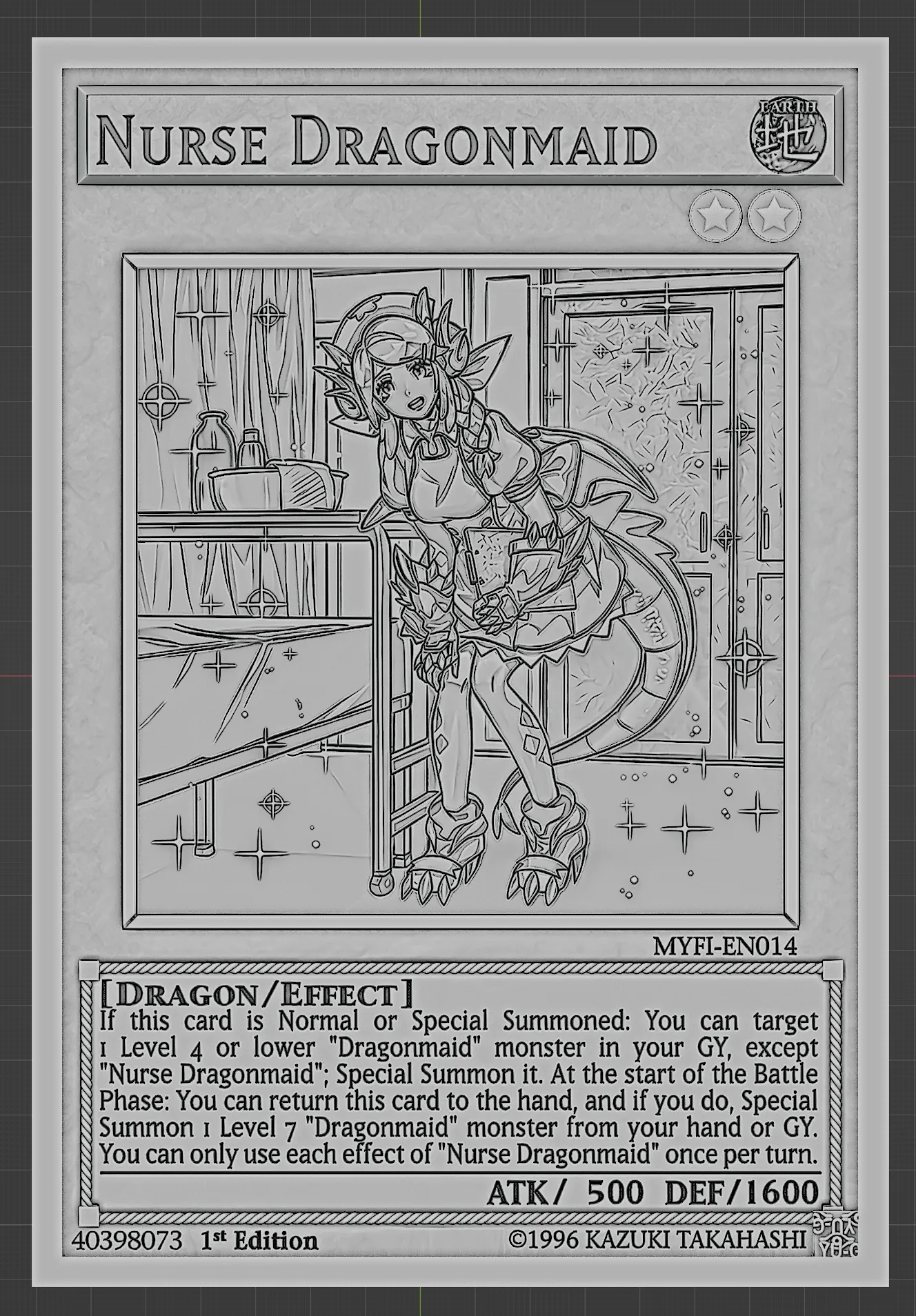 Nurse Dragonmaid - yu-gi-oh!