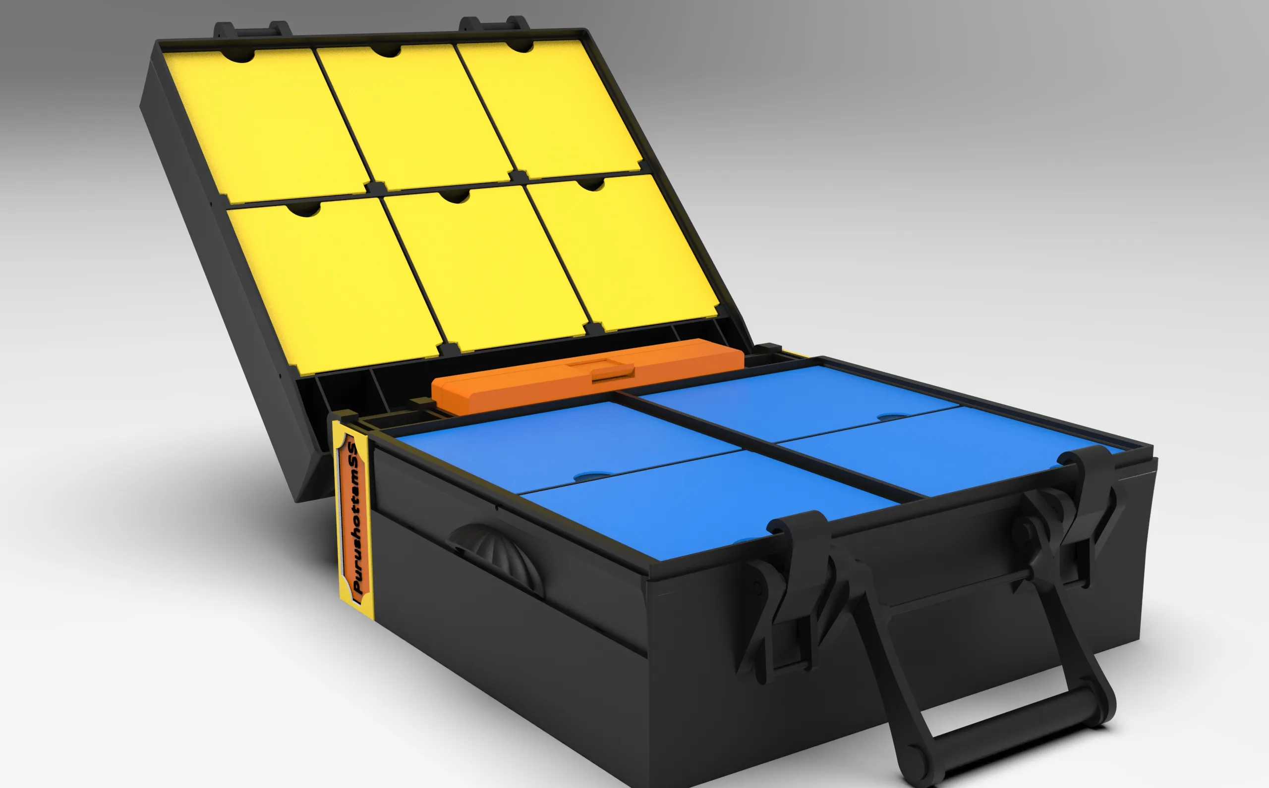 3d fish lock box 3D Printer Files | 3MF File | 