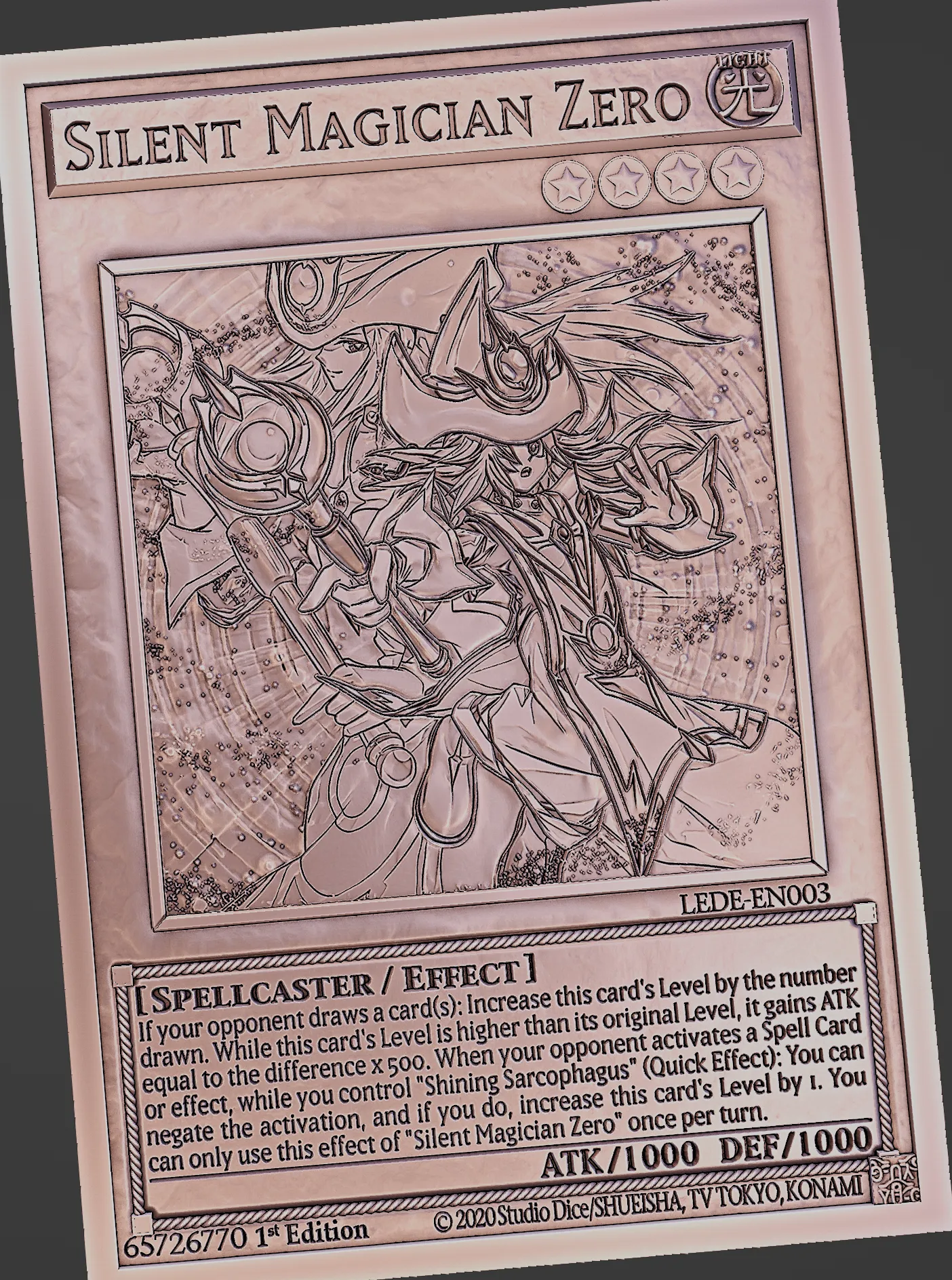 yugioh card silent magician Yugioh! LV8 YGLD-ENC04 1st Edition Ultra Rare Near Min Effect Monster Silent Magician LV0 Card Profile