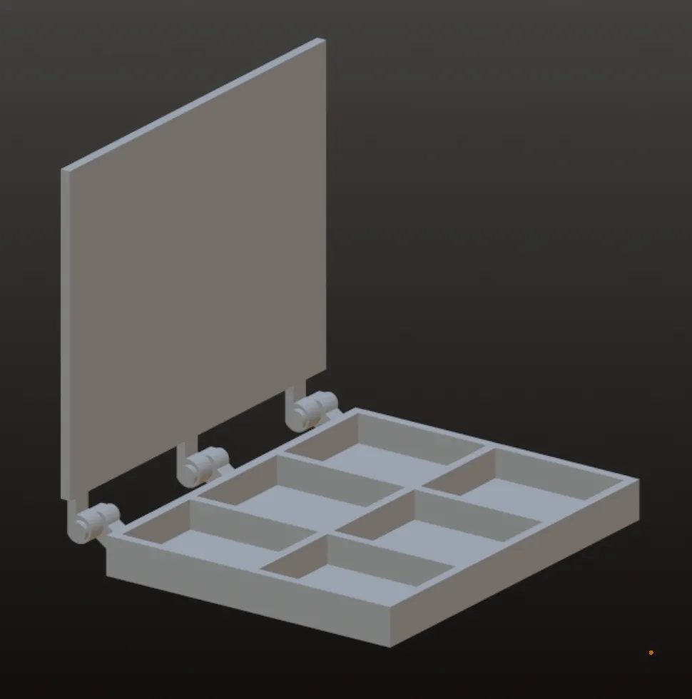 Screw organizer, box for screws and items