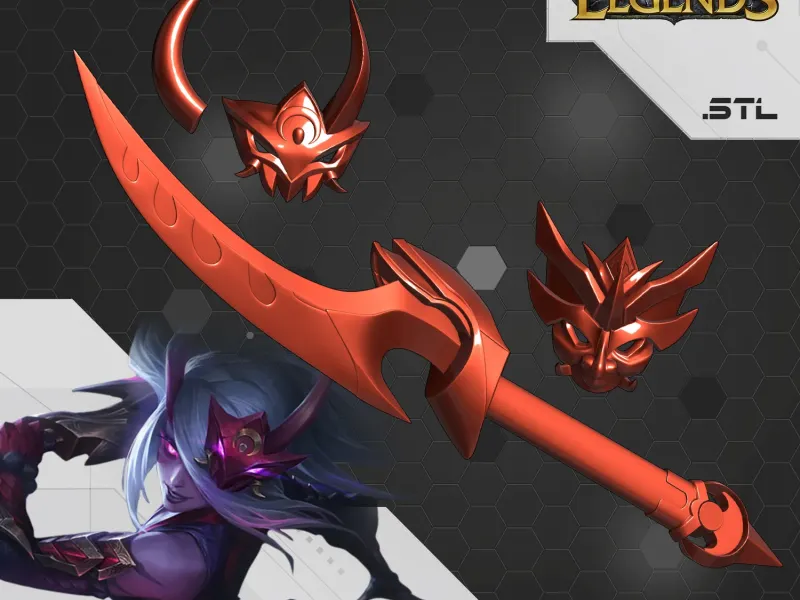 Blood Moon Katarina props LOL league of legends cosplay