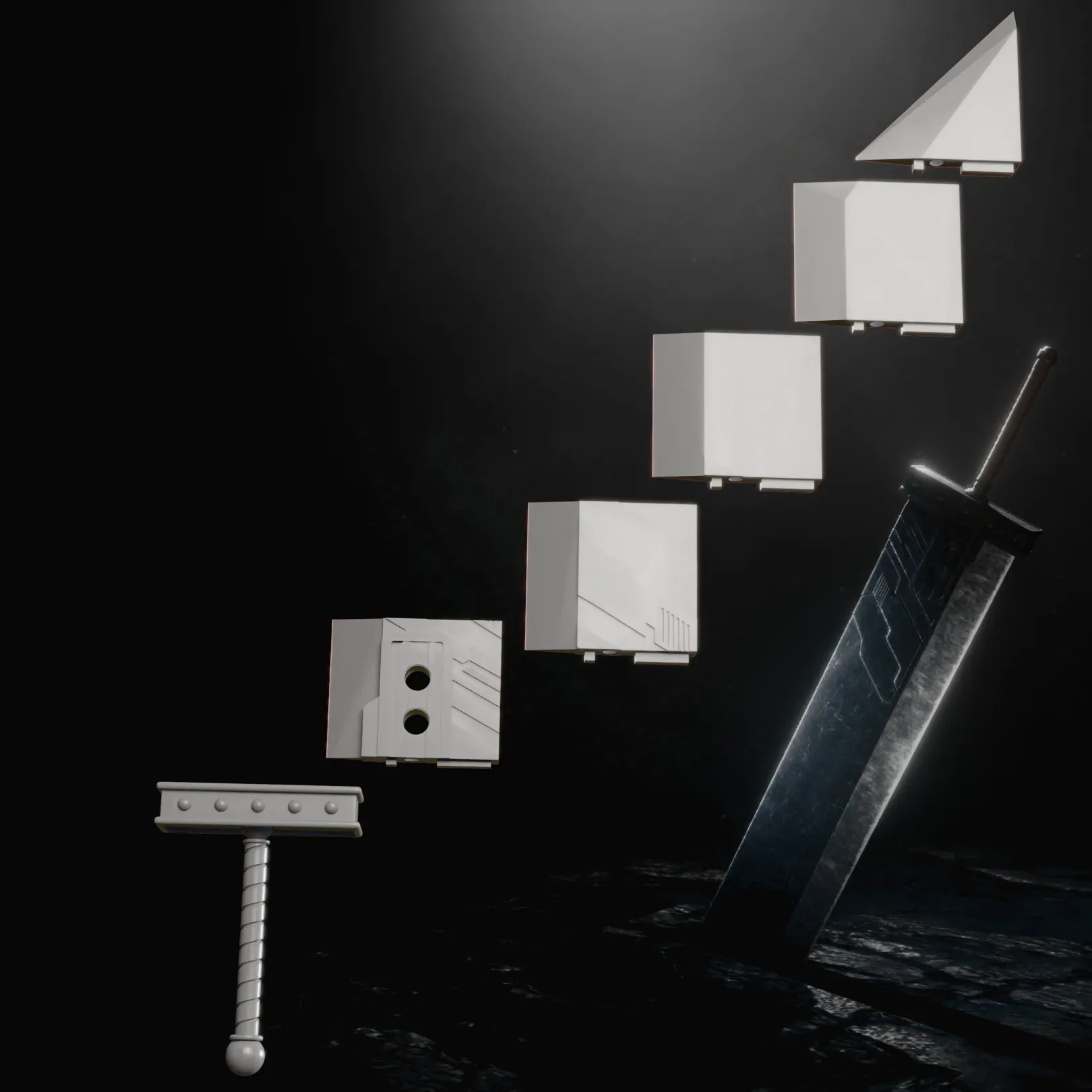 Buster Sword Replica - Final Fantasy VII Cosplay