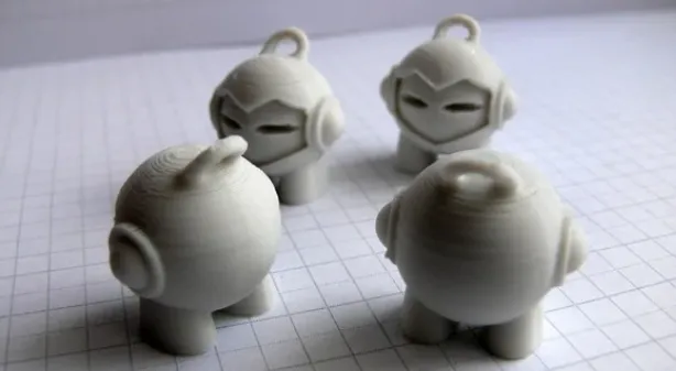 Cute robot keychain