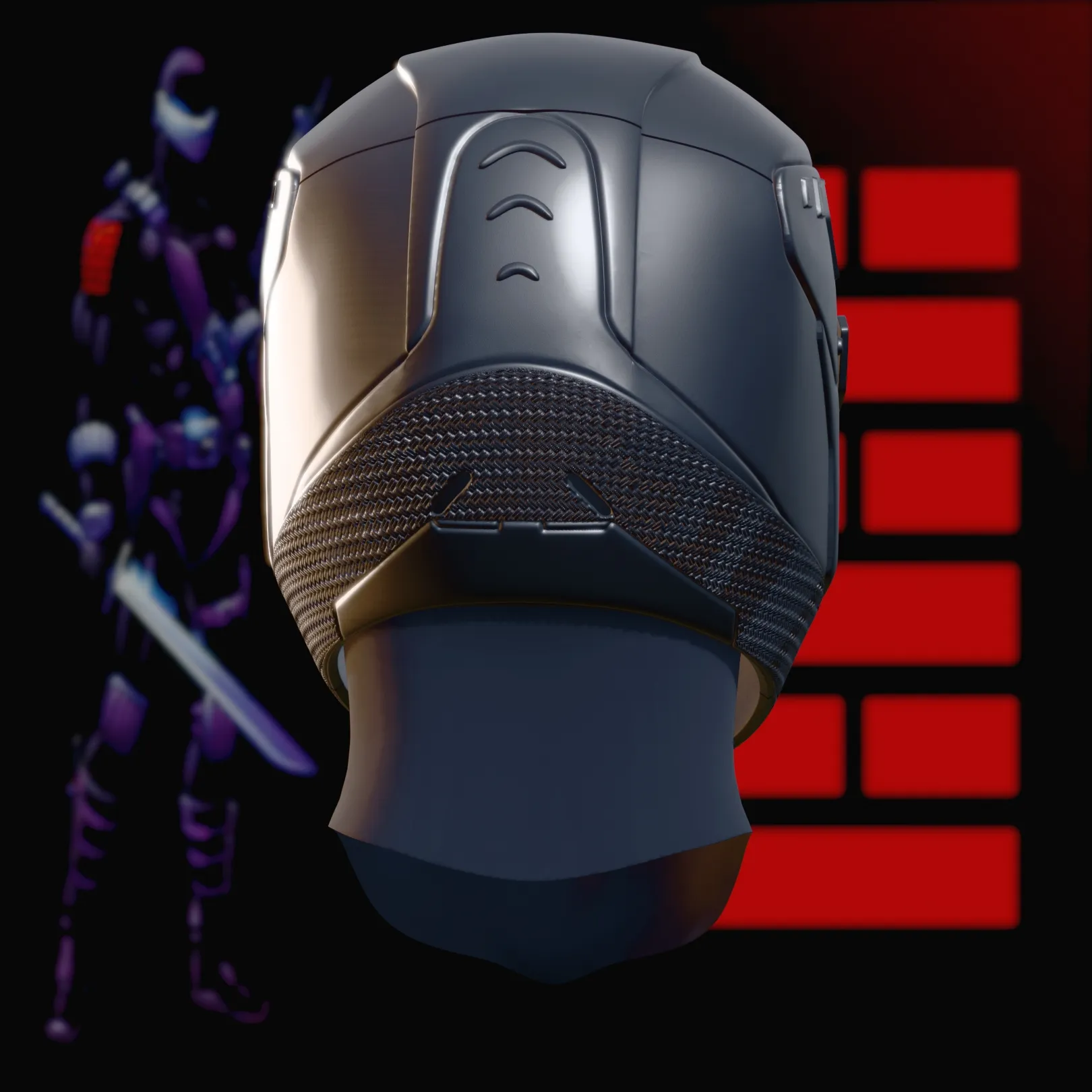 Snake Eyes Helmet Cosplay