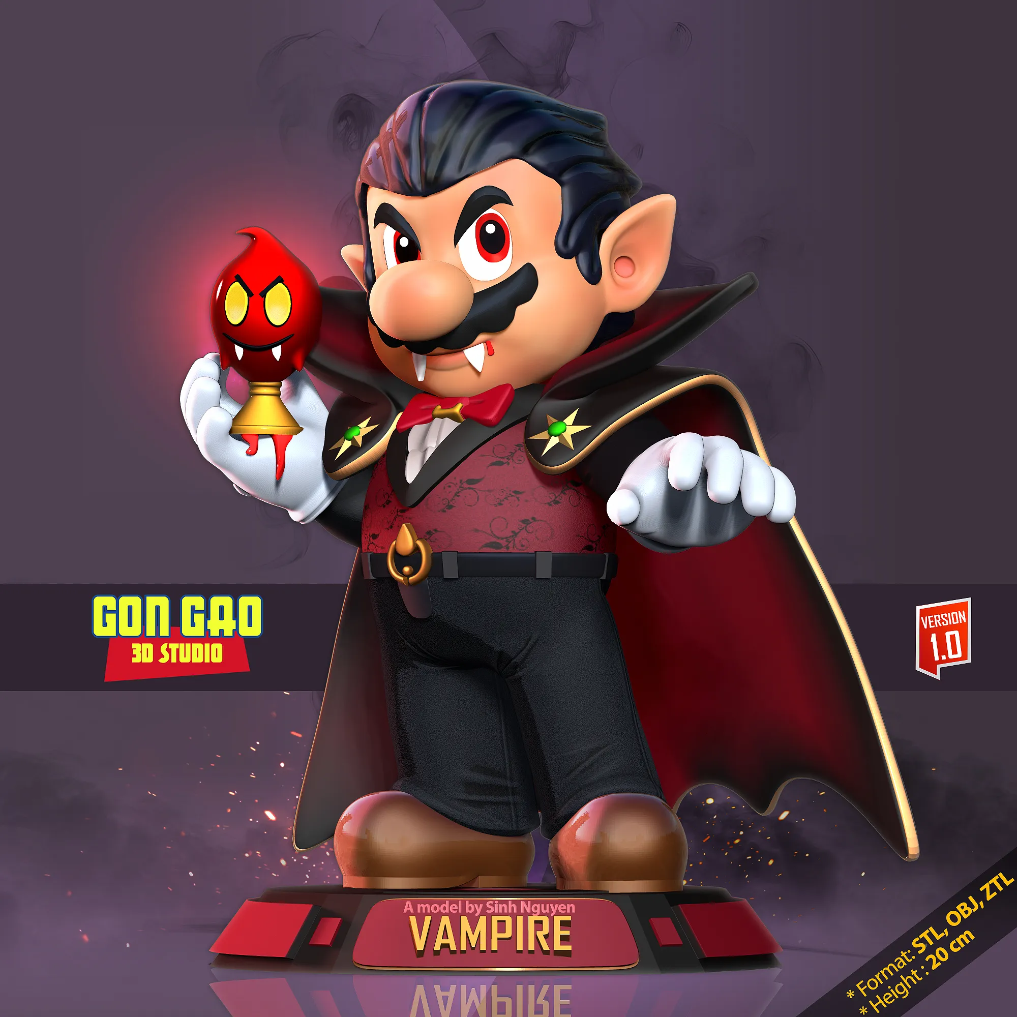 Vampire Super Mario