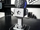 Rocket League Trophy & PS1 Controller Keychain-3