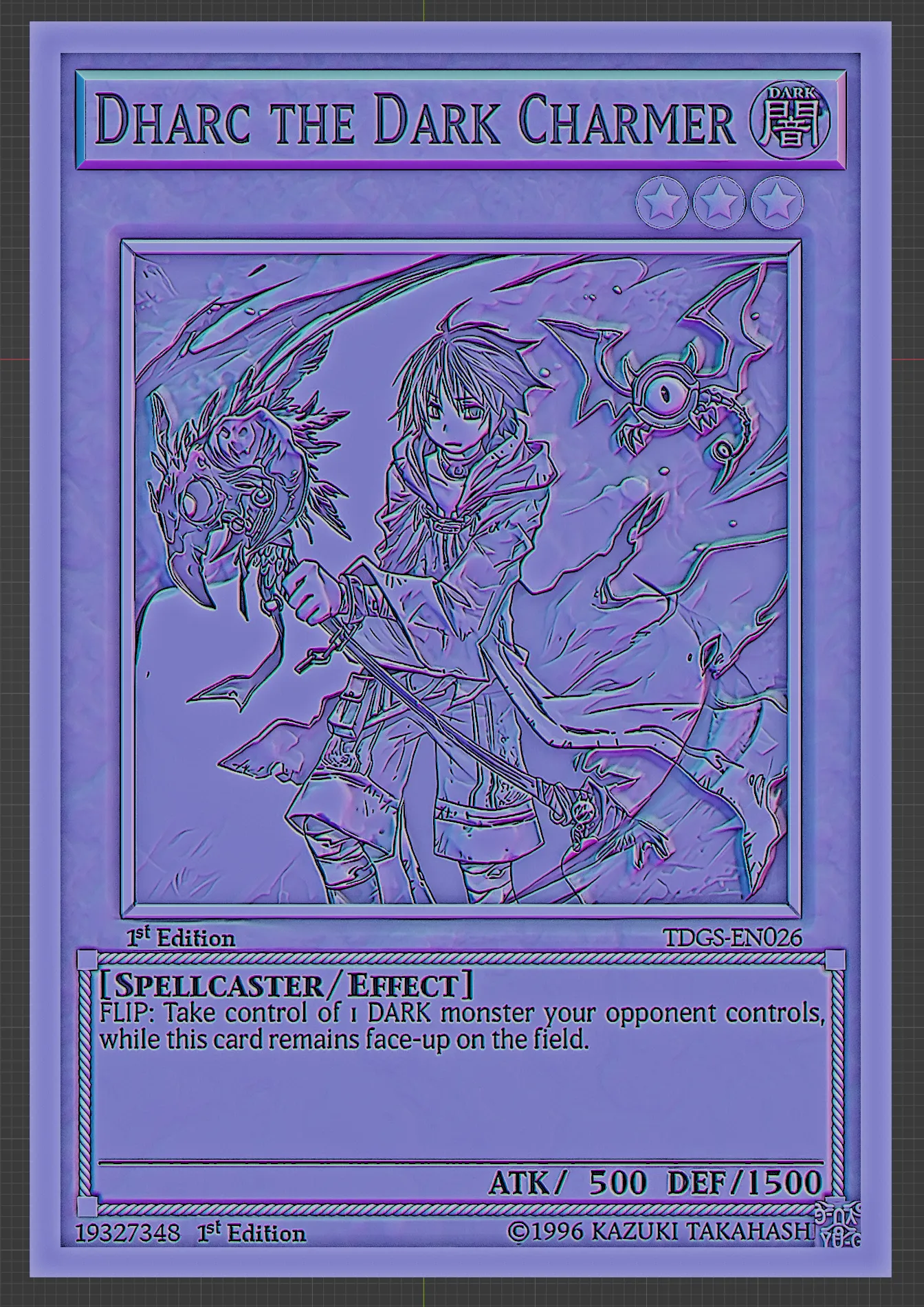 DHARC THE DARK CHARMER - YU-GI-OH!