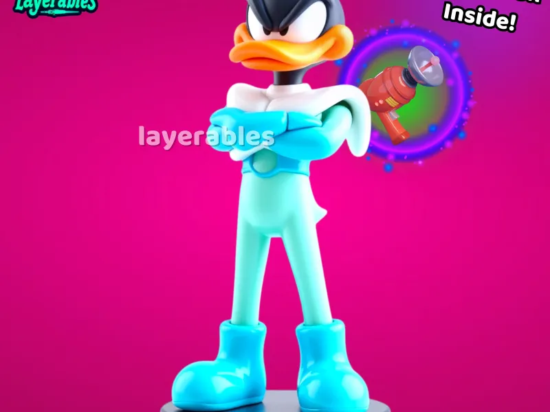 Duck Dodgers 3D Printer Model - STL File - Looney Tunes Coll
