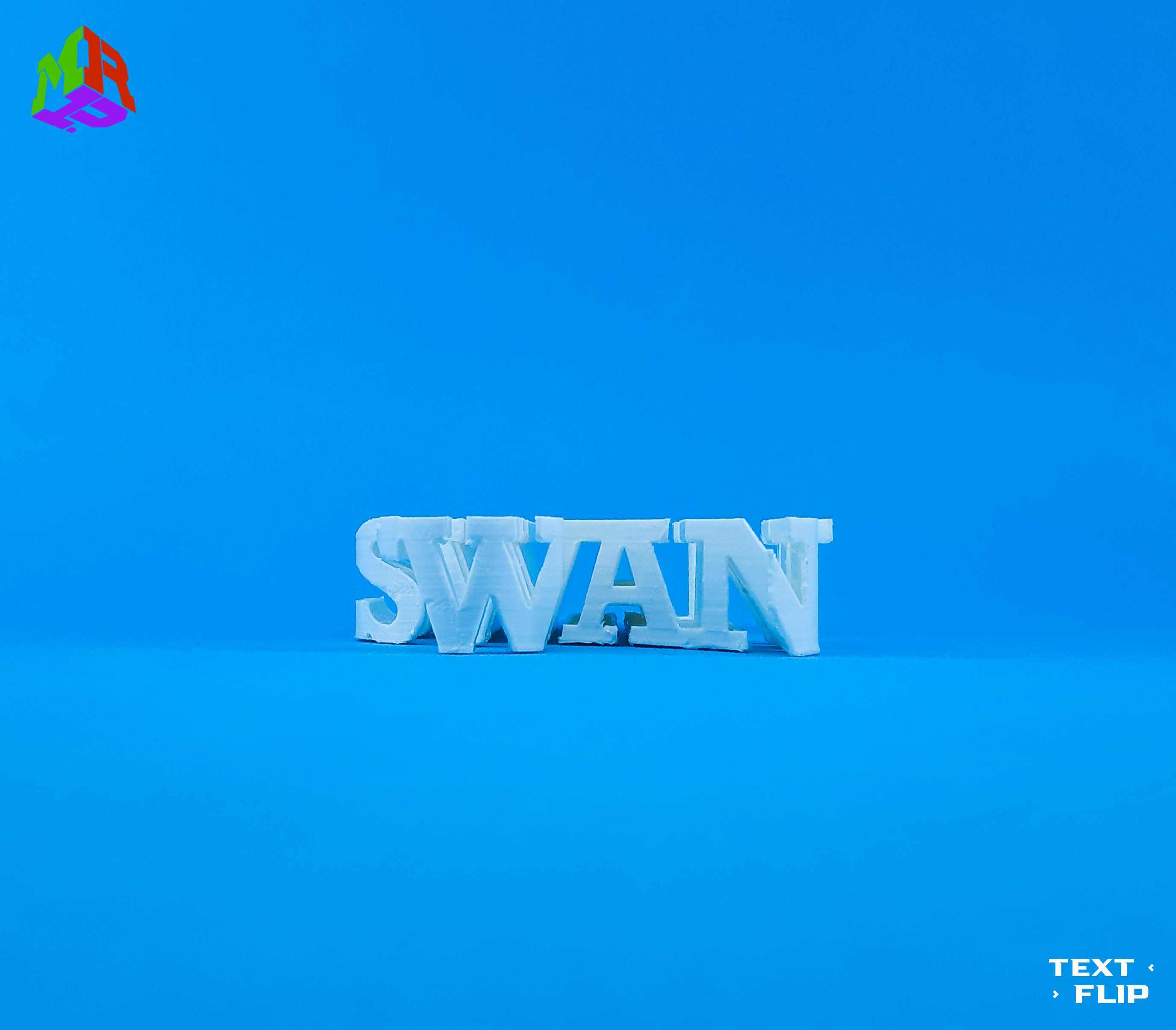 Text Flip - Swan