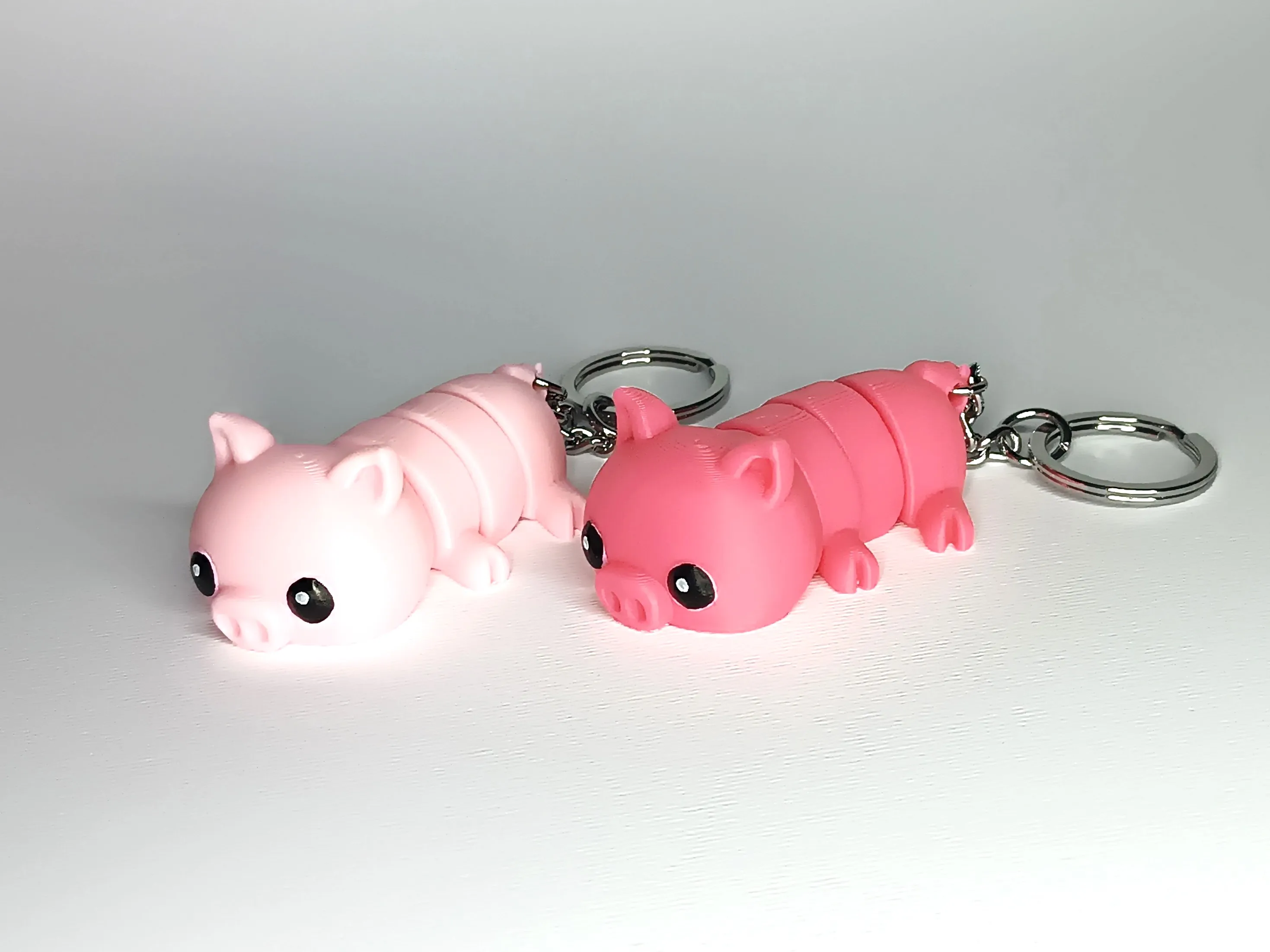 Cute Flexi Pets Pig (Keychain & Magnet)