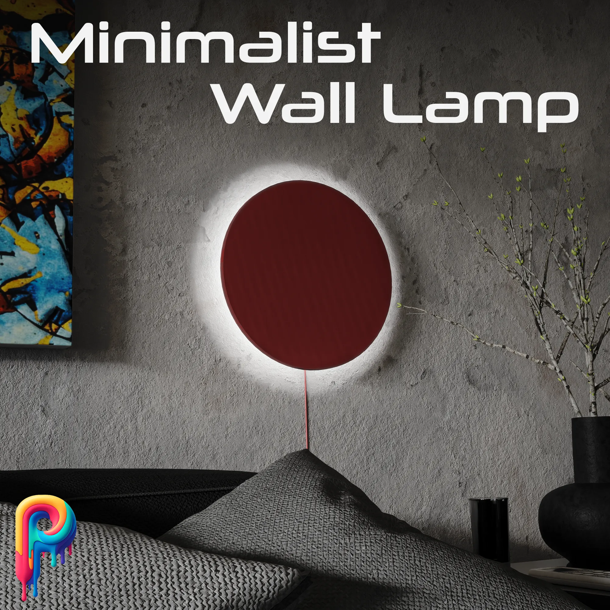 Minimalist Wall Lamp by Polymeria