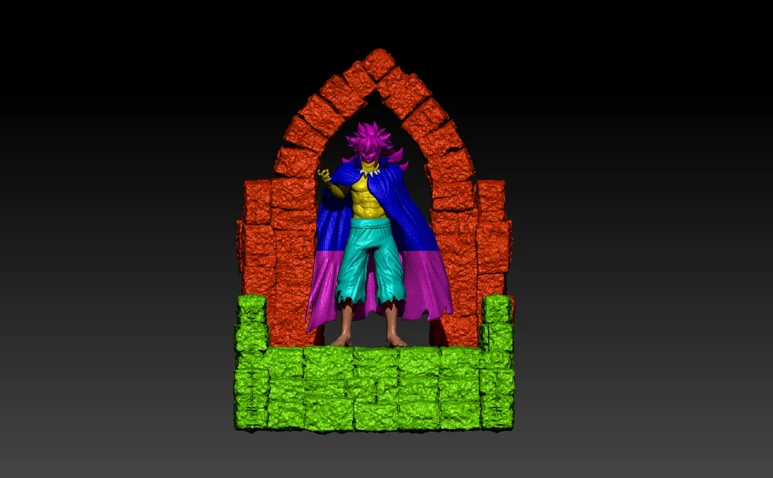 Acnologia fanart - The Dragon King - fairy tail - 3d print