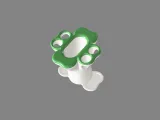 Clover toothbrush holder-1