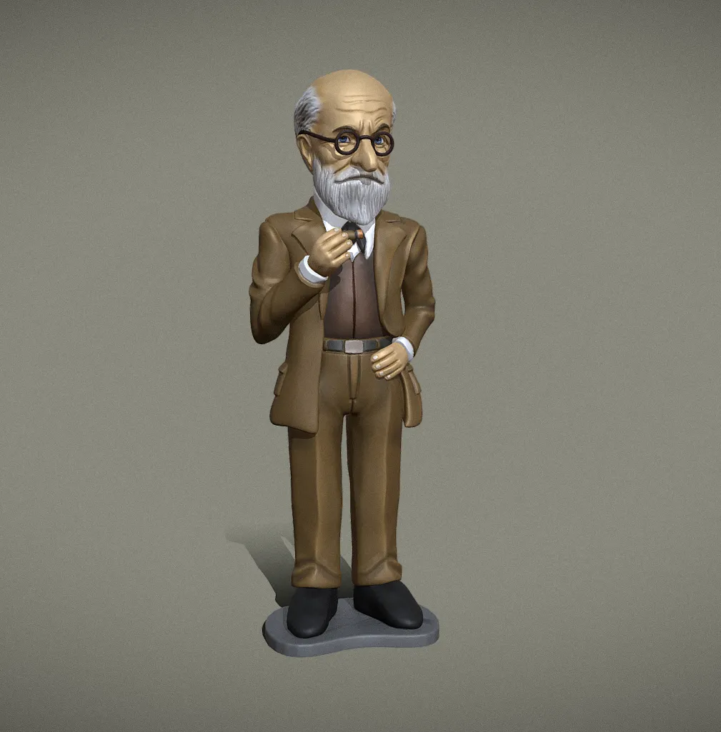 Figura de Sigmund Freud  3D printable figurine