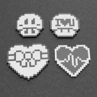 Multicolor Pixelated / 8Bit Valentine Gift Set-2