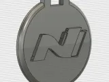 Pendant porte clé Hyundai N /Hyundai N Key ring ornament-1