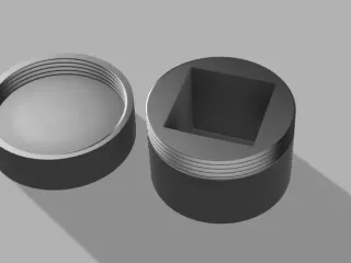 Pool cue chalk holder/support