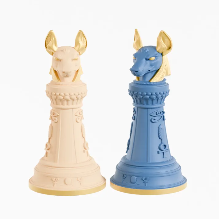 Set de Ajedrez Egipcio STL/3MF – Piezas temáticas Egipto-5
