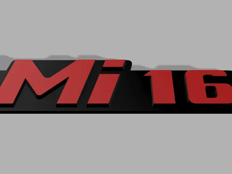 Logo MI16 pour Peugeot 405 MI16 phase 2