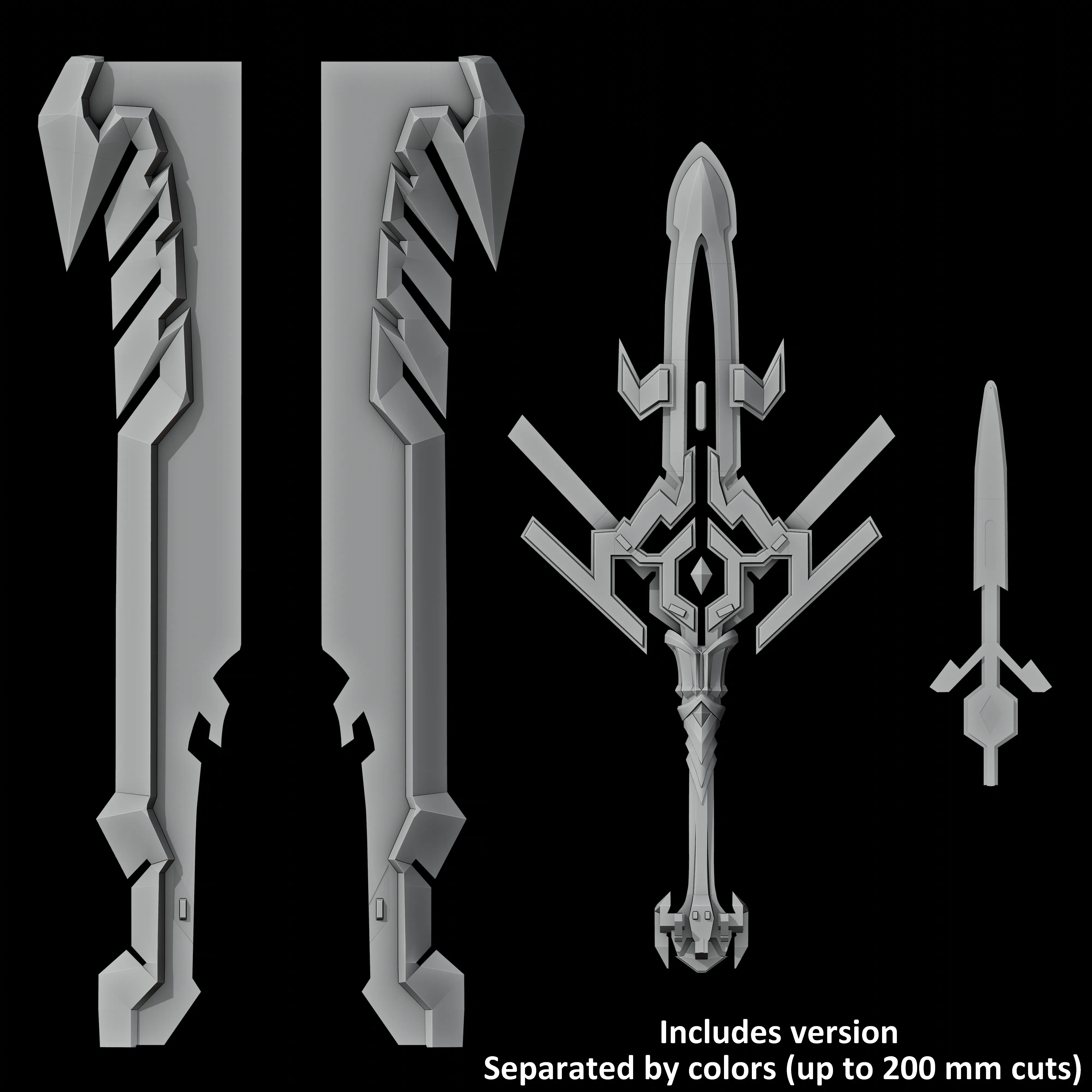 Magik Demon - Sword - Marvel Rivals Cosplay Prop