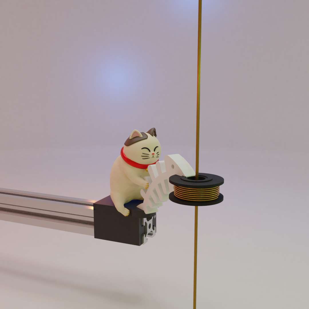 Creality Ender 3 Filament Guide Cat Design-1