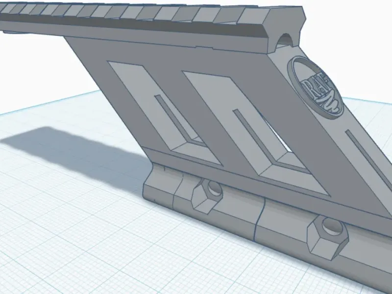 11mm rail to picatinny scope riser