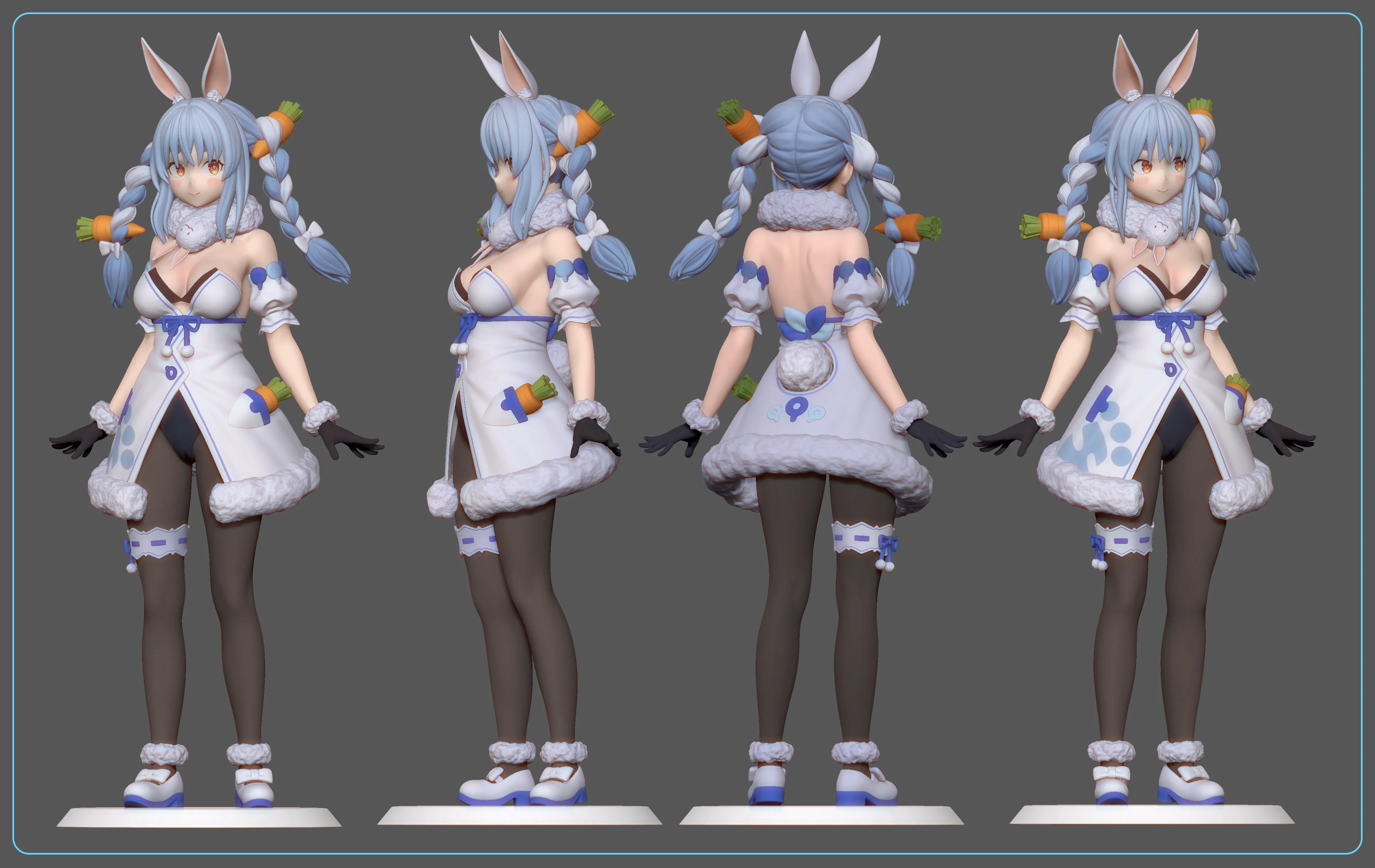 Characters & Creatures STL Download - Usada Pekora