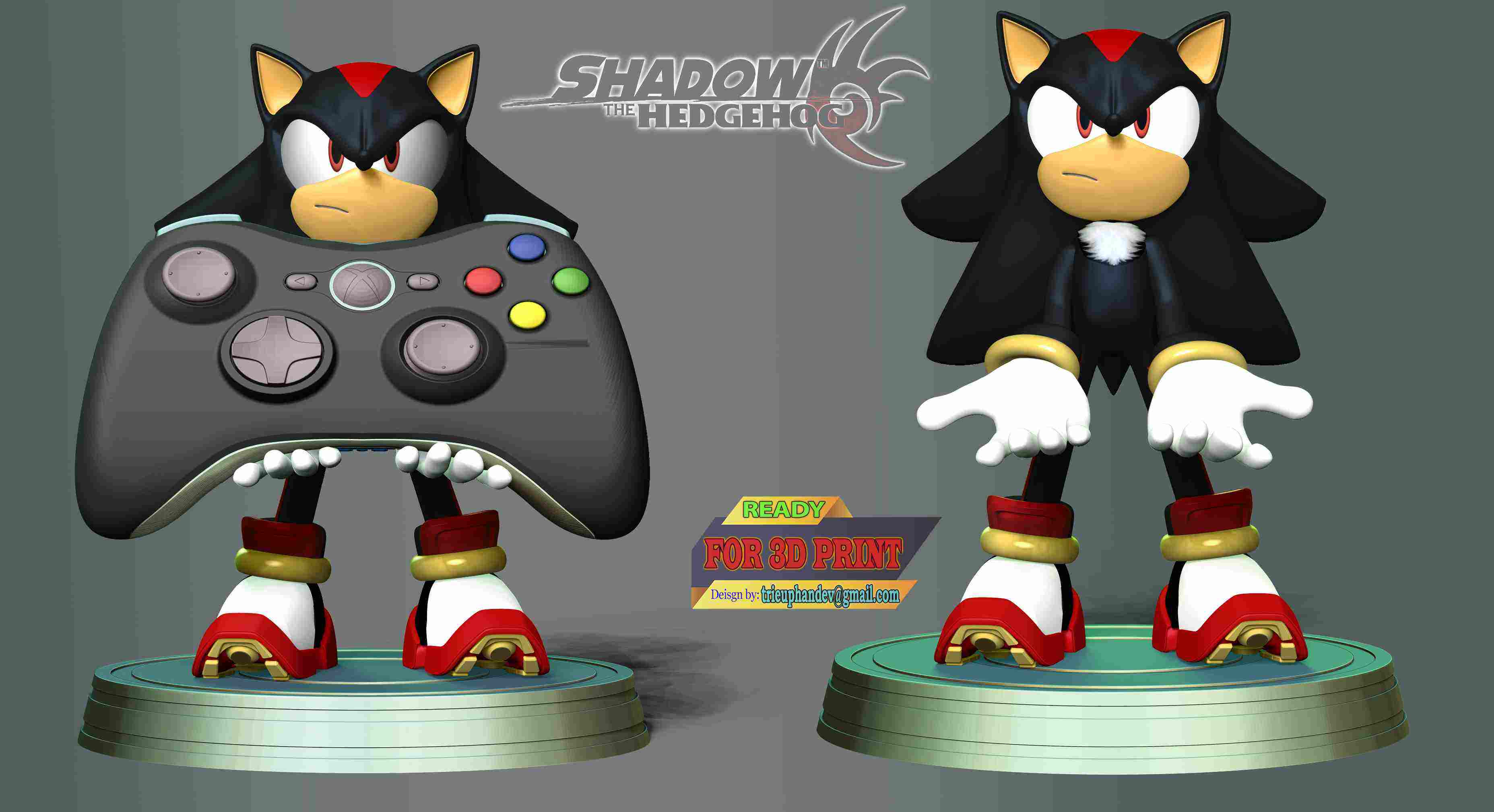 Shadow the Hedgehog | 3D models download | Creality Cloud