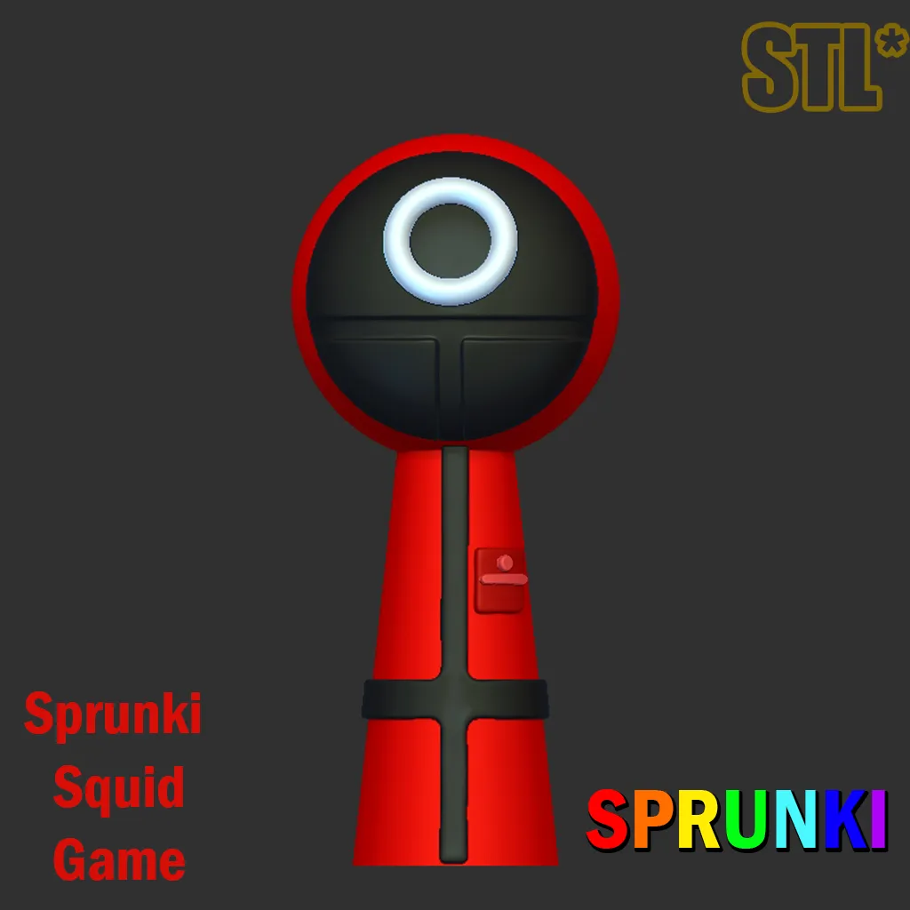 Sprunki Incredibox Squid game 2 STL 3D Character
