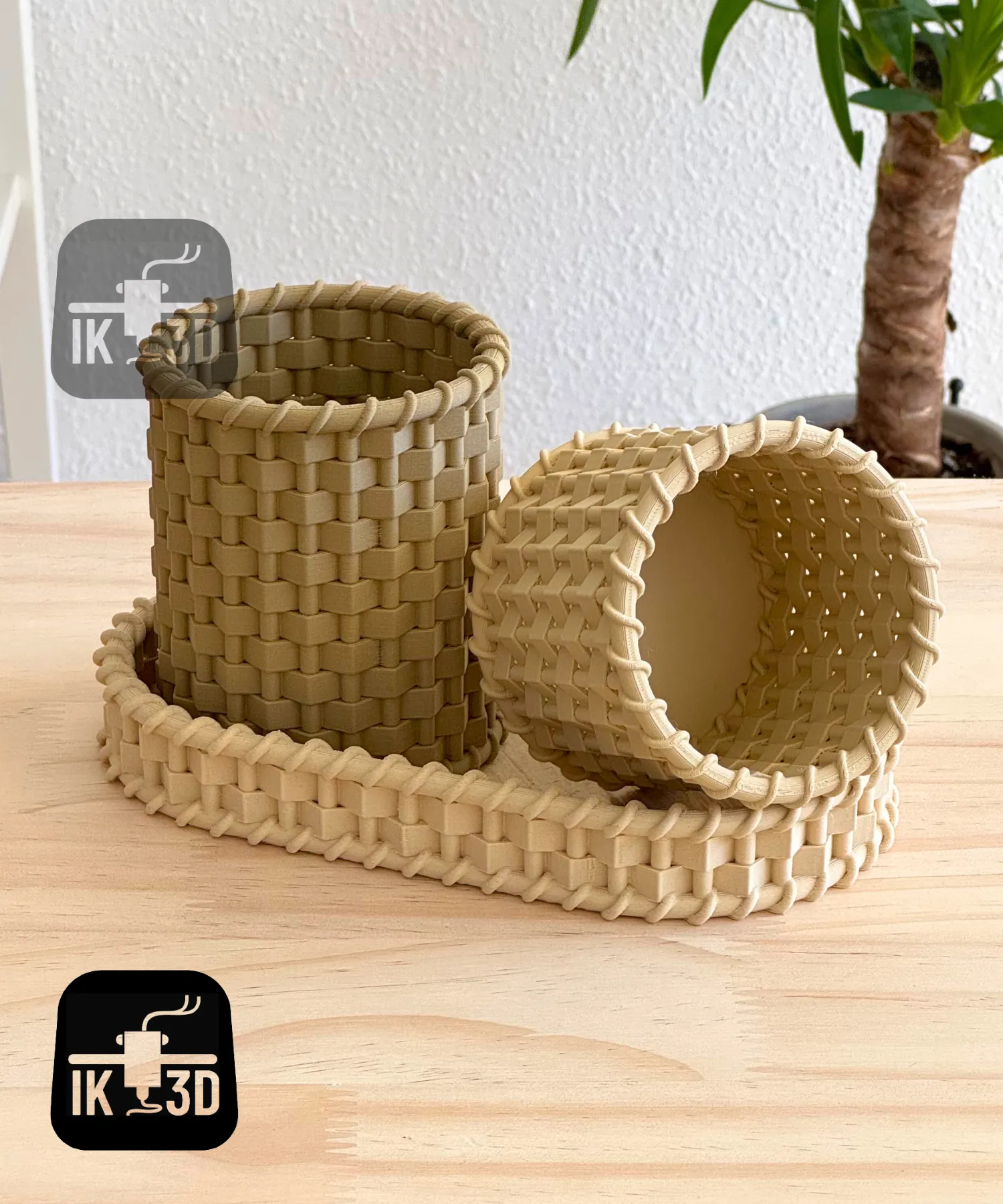 Wicker Container Set / No Supports