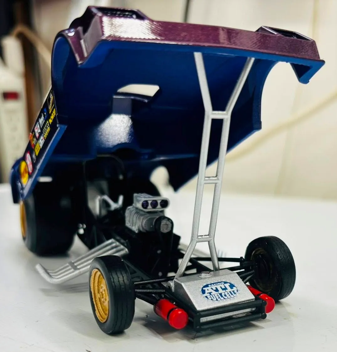 Vintage Funny Car Scale 1:25-4