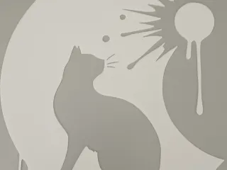 Cat wall tablo - 1