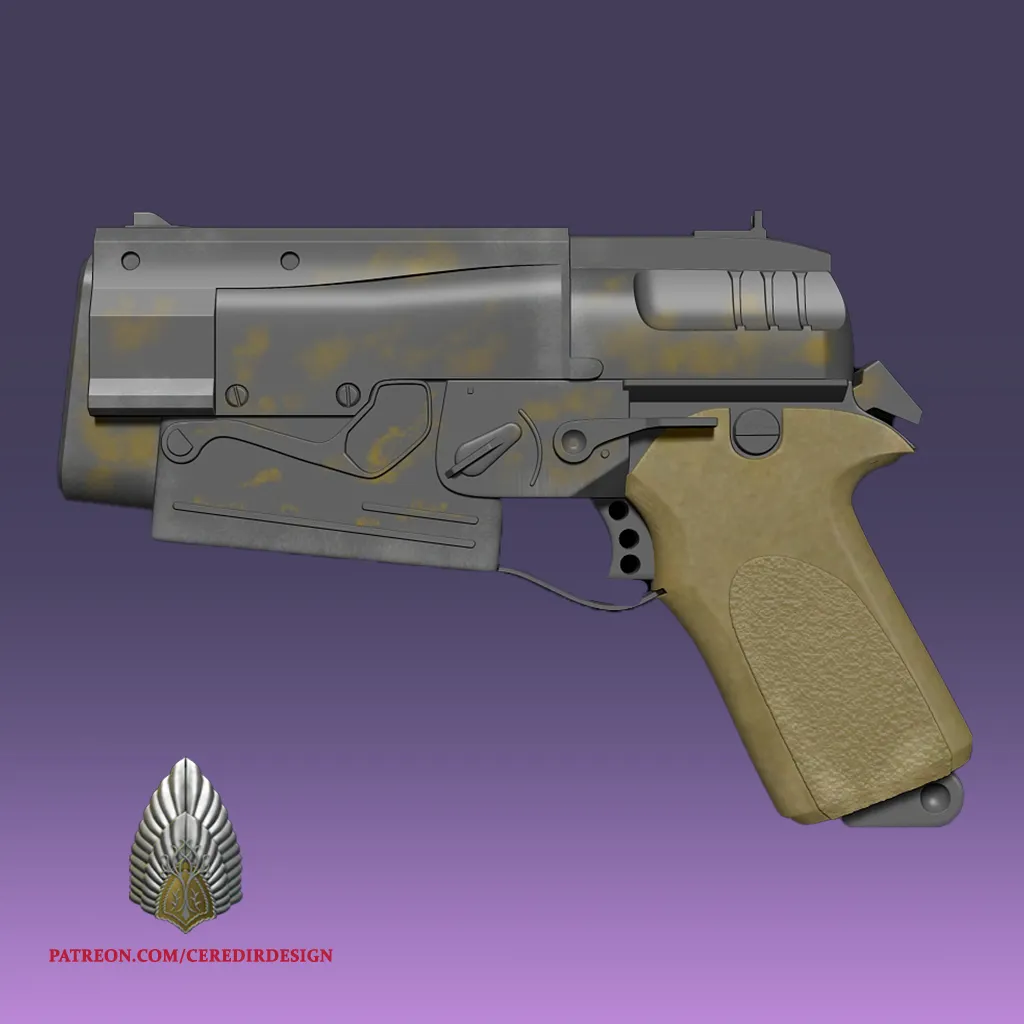 Fallout 10mm Cosplay 3d digital download