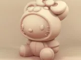 hello kitty bear costume-3