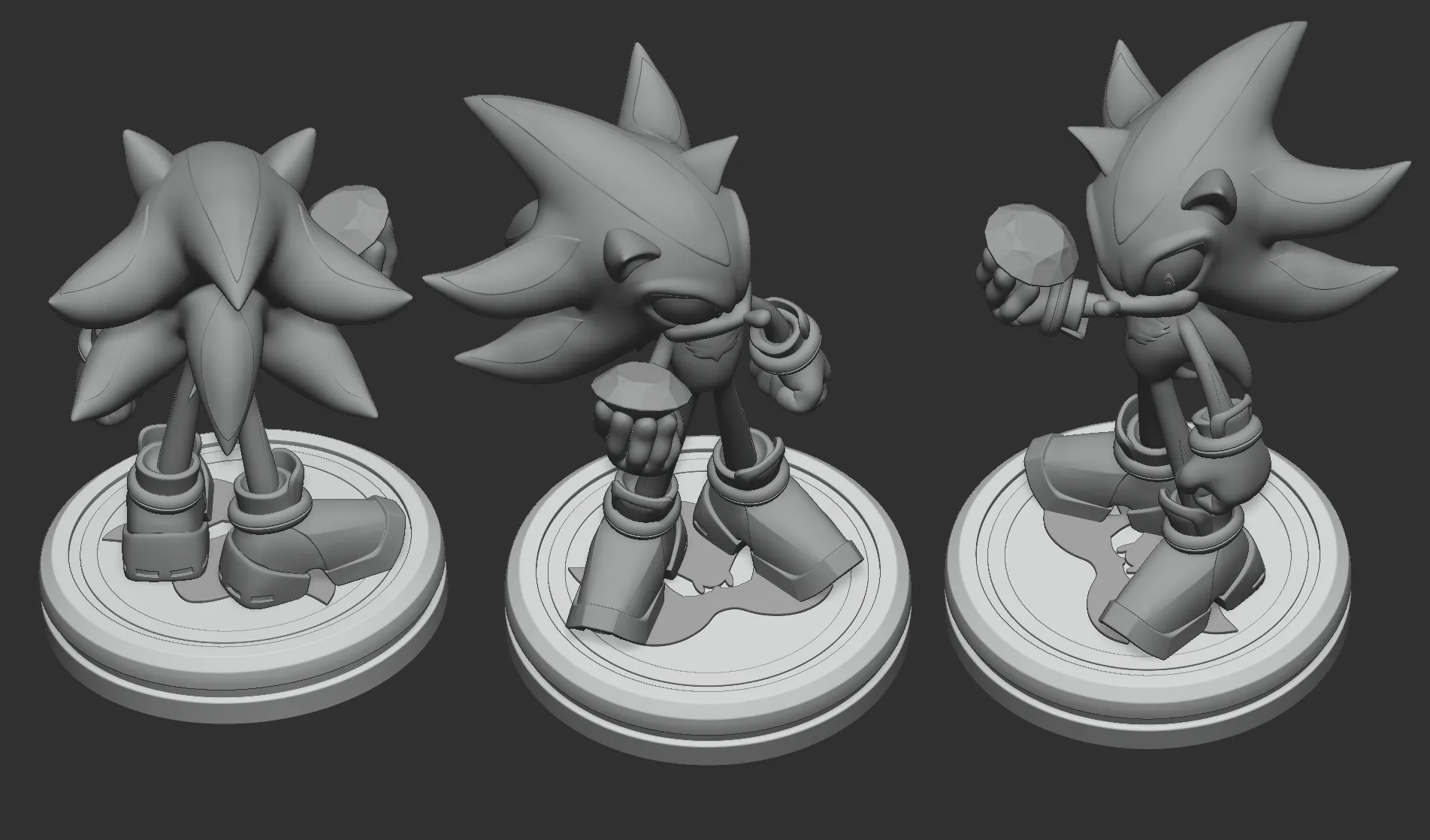Shadow the Hedgehog with Chaos Emerald