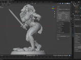Red Sonja - Warrior Queen - Miniature or Statue-3