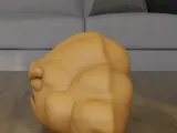 Angry Cloud STL Desk Shelf Decor Model-7