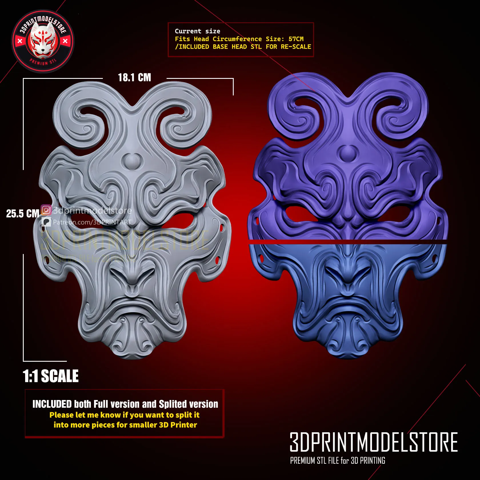Black Myth Wukong Cosplay Pilgrim Headband Walker Oni Mask