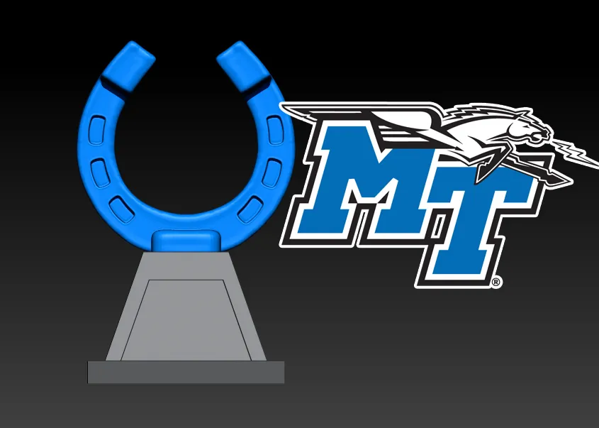 NCAA - MIDDLE TENNESSEE STATE UNIVERSITY STATUE - DECOR