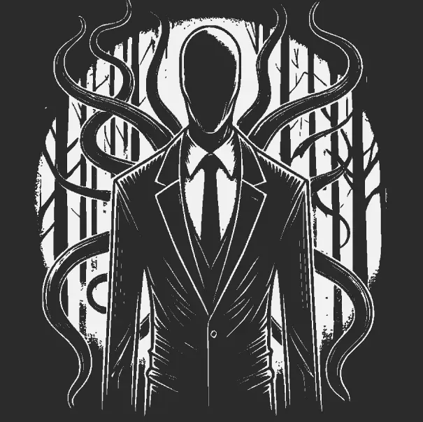 Slenderman Lamp/Deco With Easy Solution To Change Front !