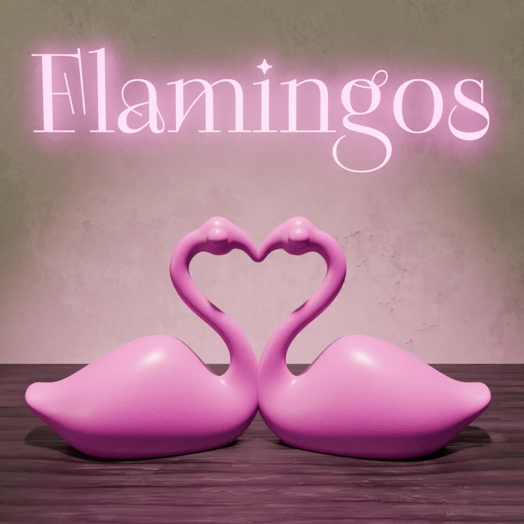flamingos heart